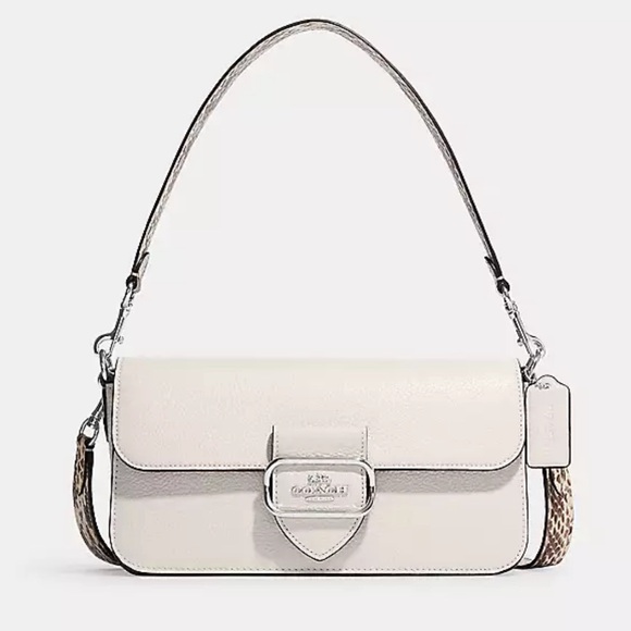 Coach Morgan Shoulder Bag in Silver/chalk multi - Picture 1 of 15